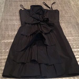 BCBG Maxazria strapless bow dress 4